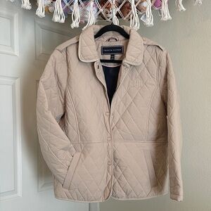 Tommy Hilfiger Light Tan Quilted Jacket
